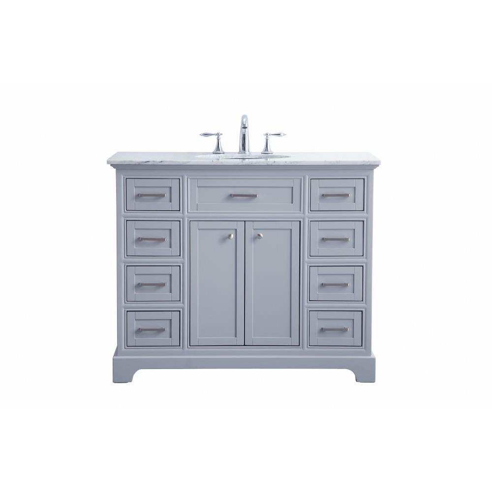 Elegant Decor Vf15042 Americana 84 8 Drawer Single Bathroom